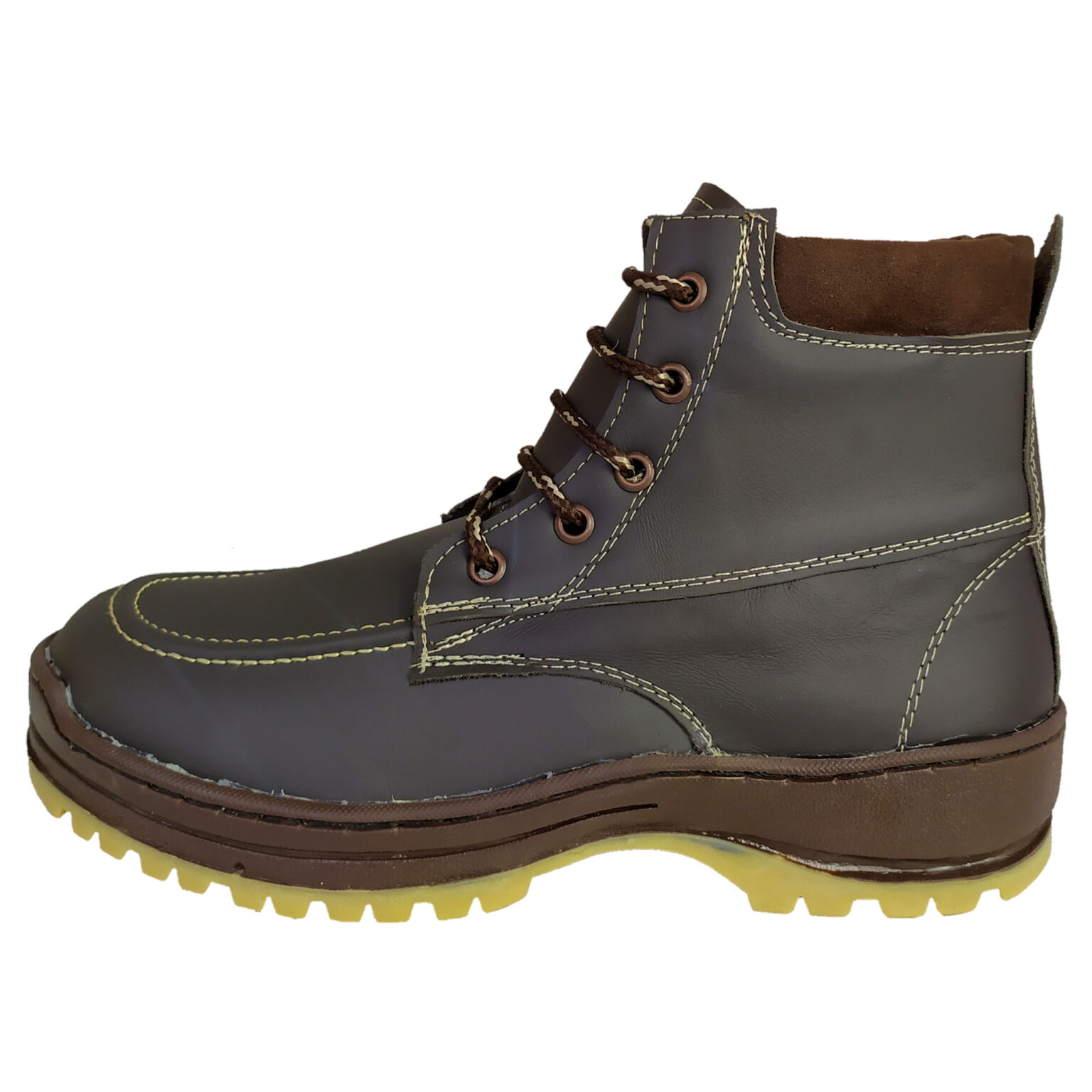 Bota Caf N Piel Unisex Suela Hule Resistente Al Aceite Reancont Mx